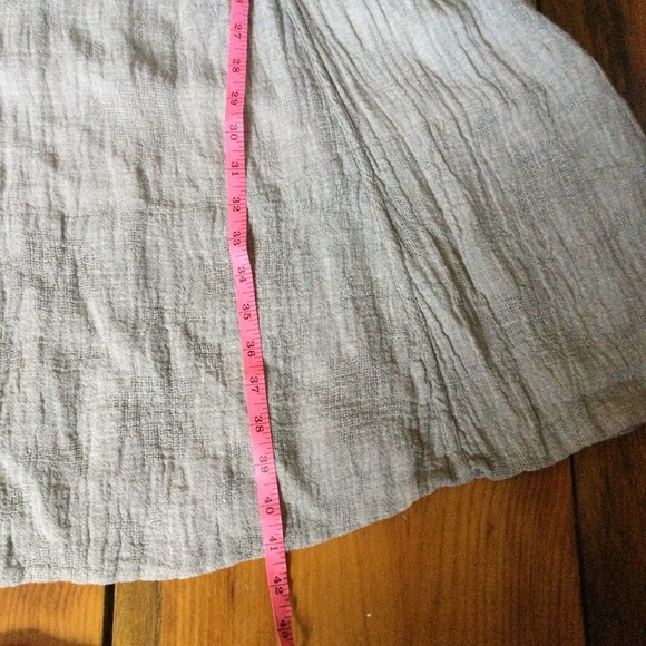 Linen Gauze Dress by Identify Tan in color size 4 - Picture 14 of 14